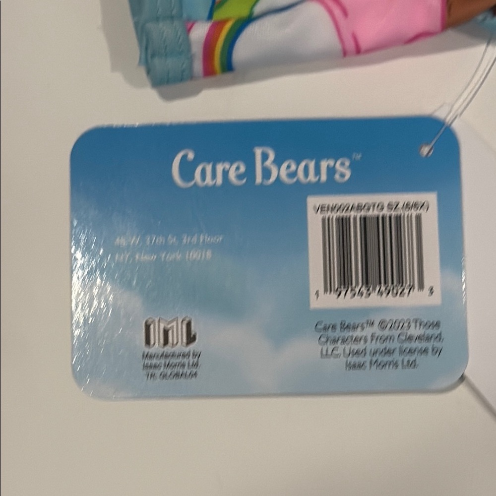 Girls Care Bears 2 piece bikini swimsuit bathing suit 6 6x 7 8 NWT NEW summer - Picture 2 of 6